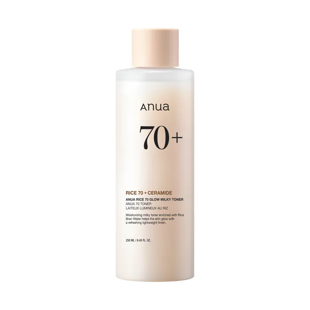 Anua - Tónico Rice 70 Glow Milky Toner 250ml