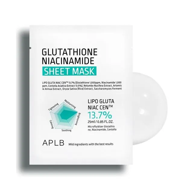APLB - Mascarilla Glutathione Niacinamide Sheet Mask 25ml