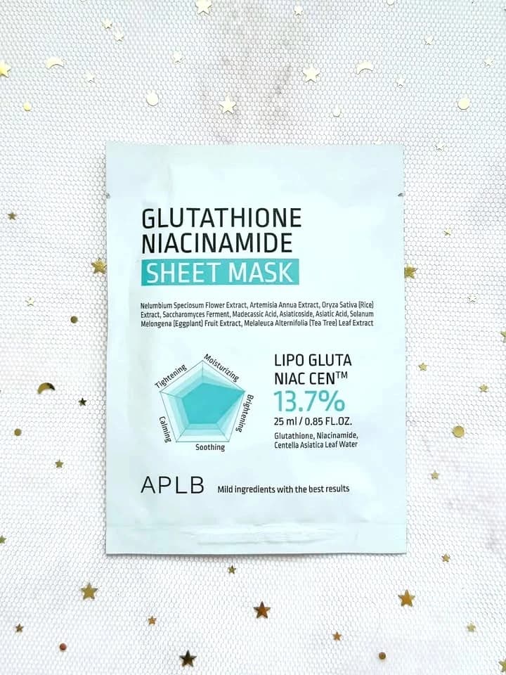 APLB - Mascarilla Glutathione Niacinamide Sheet Mask 25ml