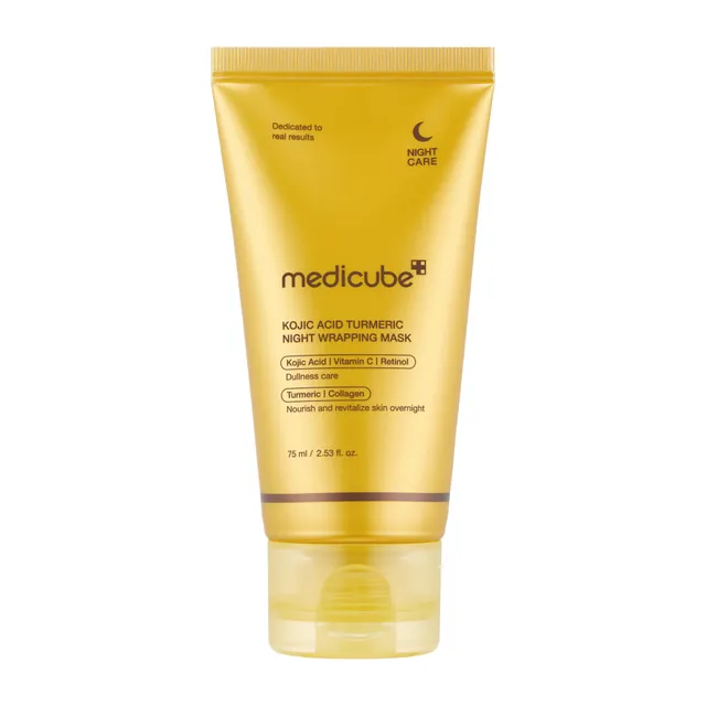 medicube - Mascarilla Nocturna Kojic Acid Turmeric Night Wrapping Mask